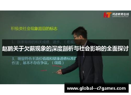 赵鹏关于欠薪现象的深度剖析与社会影响的全面探讨